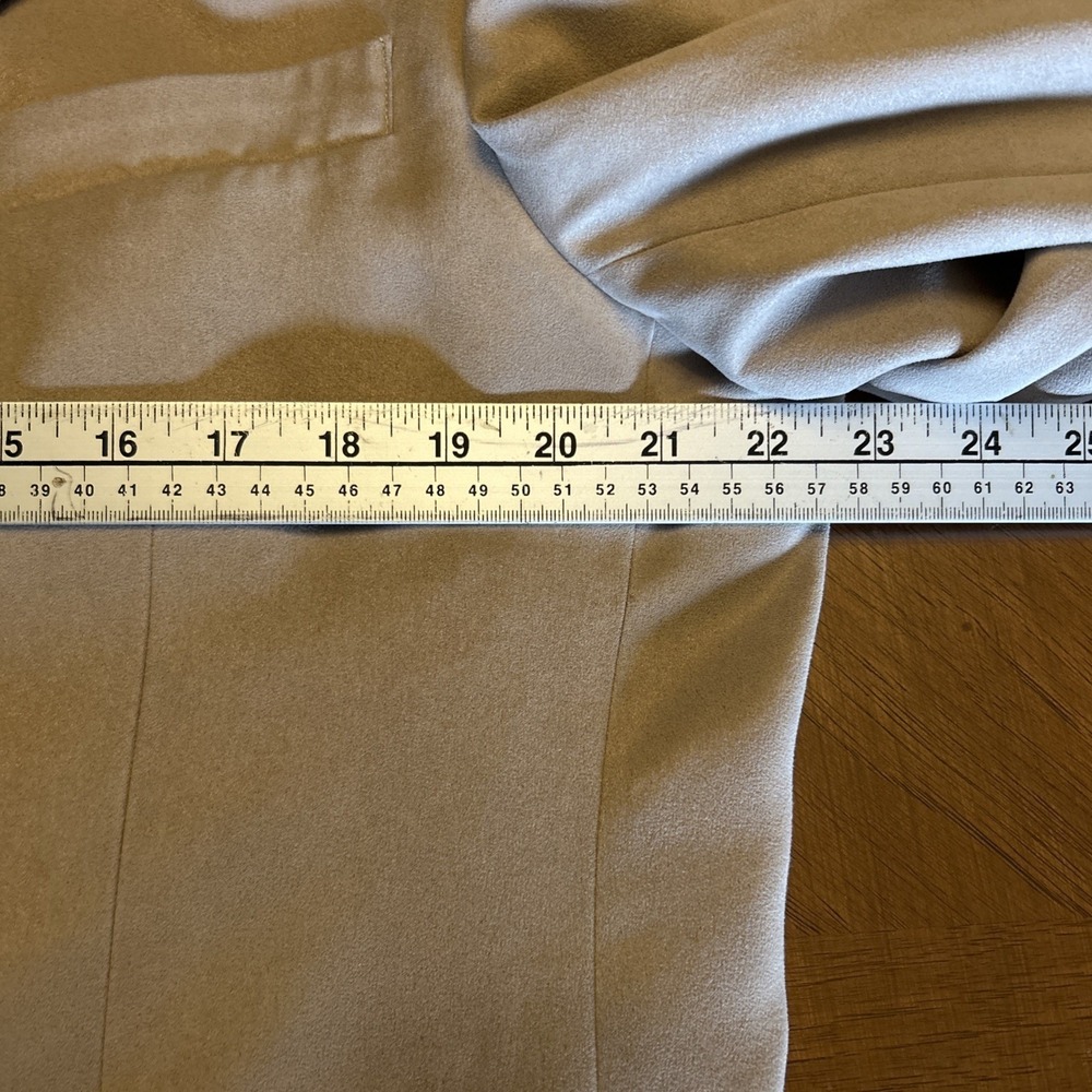 Bill Blass Micro Suede Sport Coat Mens 42S 3-Button Polyester Blazer Suit Jacket - Picture 5 of 16